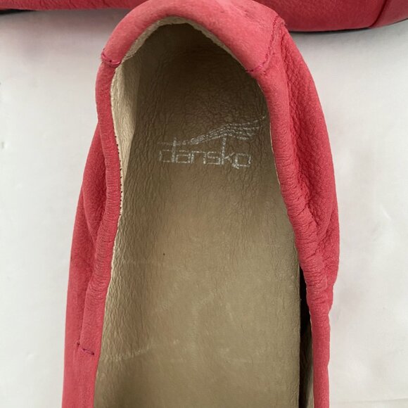 Dansko Red Flat Shoes - Picture 7 of 12